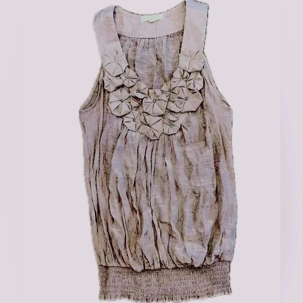 Small boho ruffle lightweight top